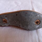 Pair of 2 children's shoe trees, handmade work, light wood, size 22