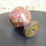 Antique marble stair ball