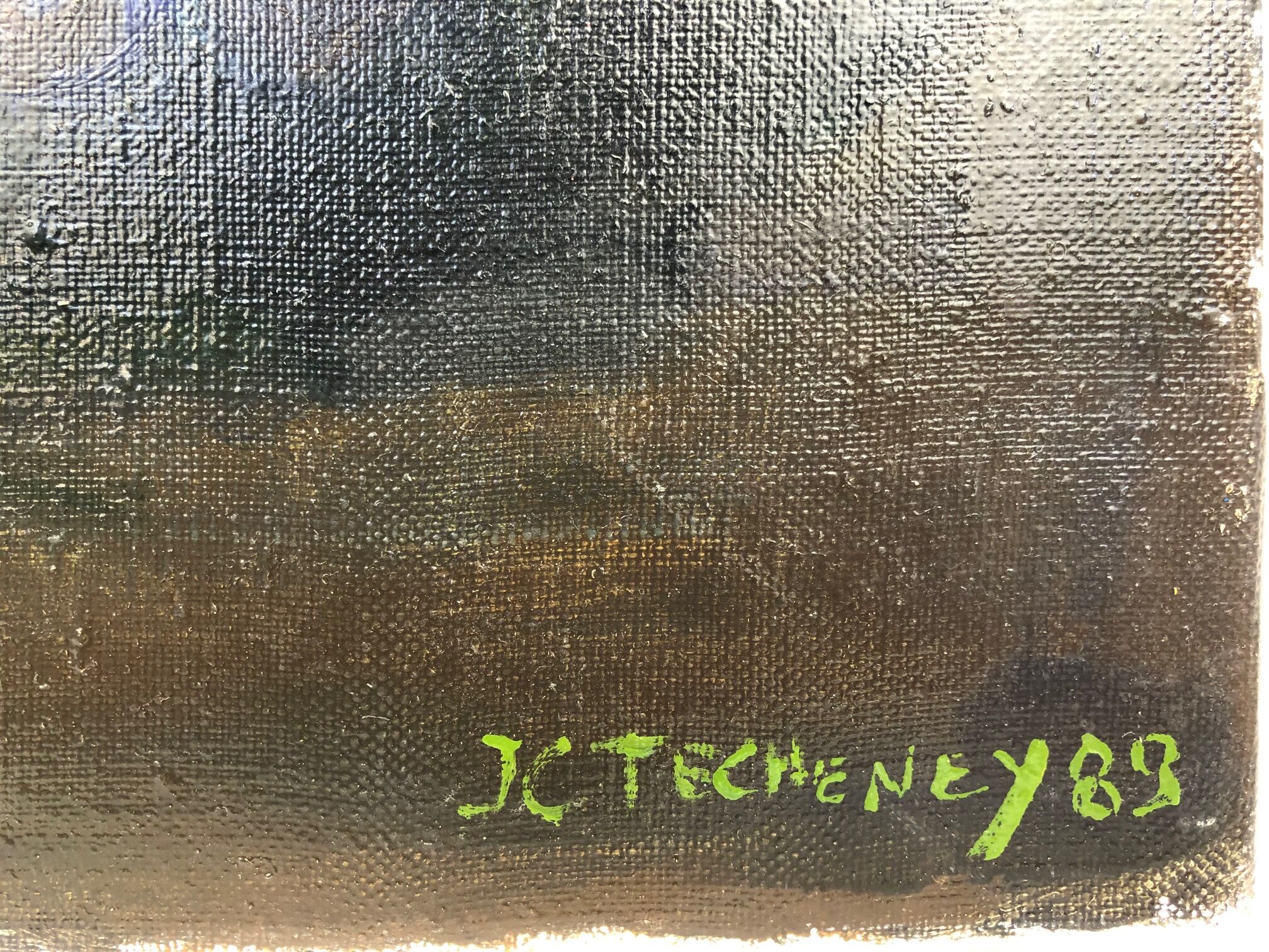 Table bouquet of flowers" Flowers and fruits" XXth