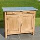 Patinated Parisian buffet – Zinc tray