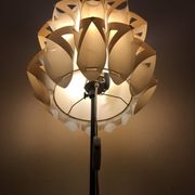 Mid century white floor lamp - 1960