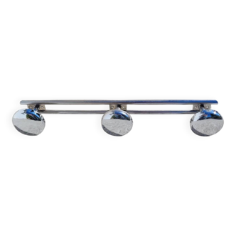 Porte manteaux chromé vintage 3p