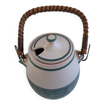 Yvon Roy jam jar signed 1950s