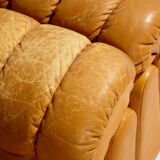 Modular leather sofa set