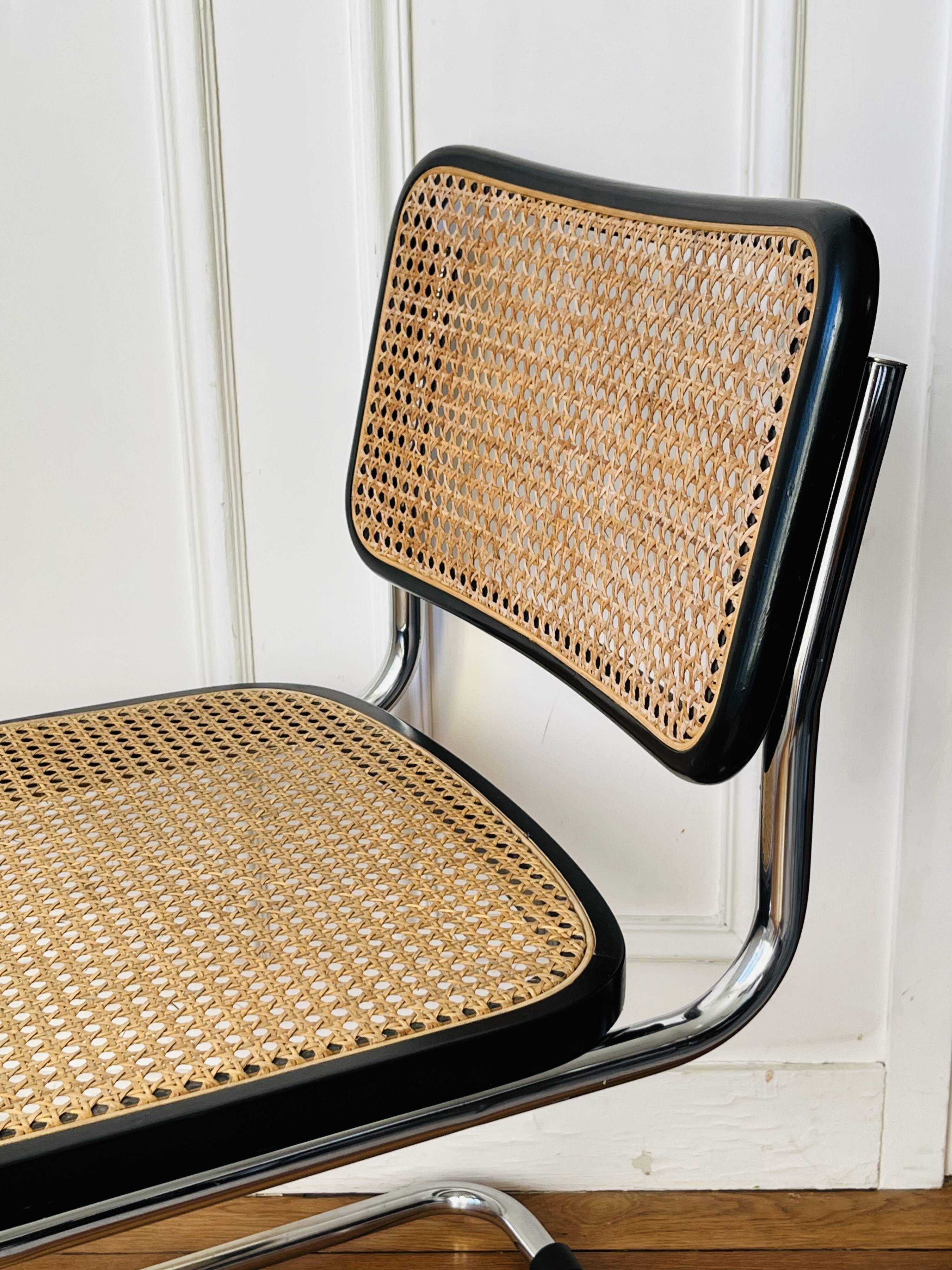 chair Cesca B32 / seat caning redone