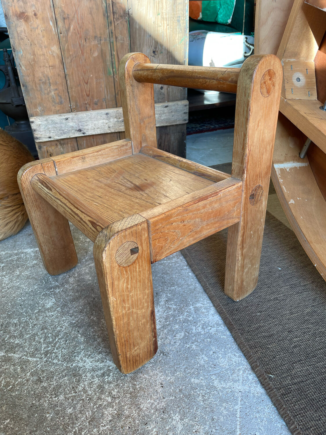 Chaise enfant vintage ed habitat design 70