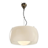 Suspension Artemide Clinio vintage in metal and glass design 1960s
