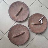 Set of 3 bamileke african shields
