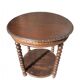 Sculpted wooden table