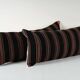 Lot de 2 housses de coussin kilim vintage 41x102 cm