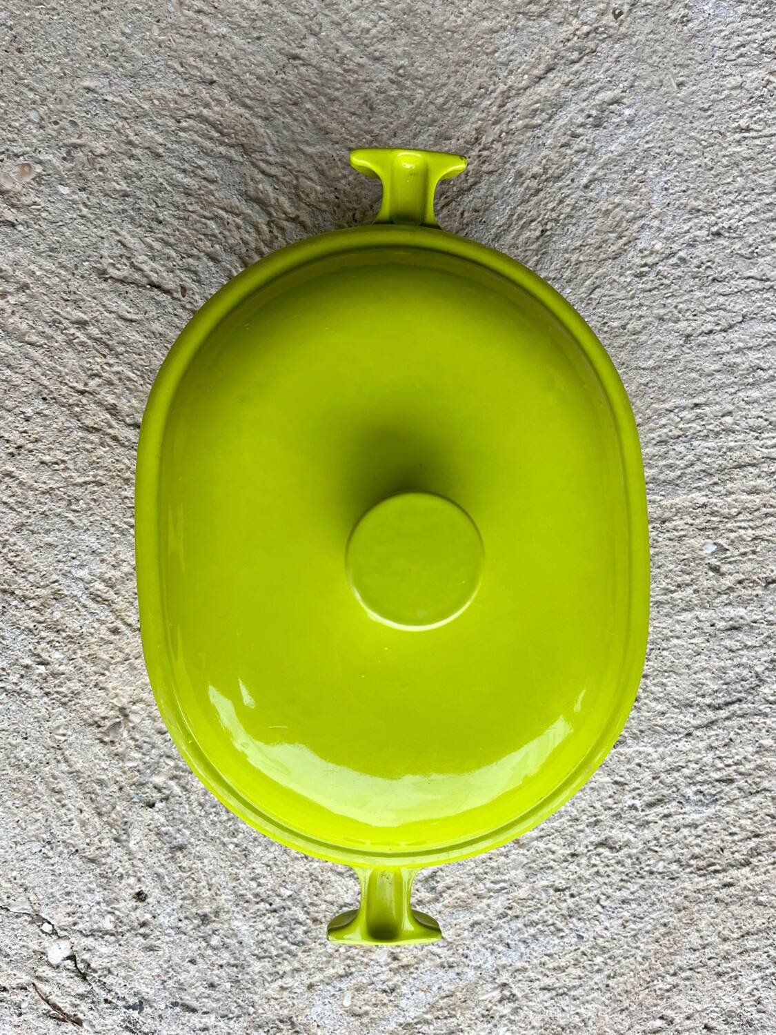 Vintage cocotte le creuset Mama 25 par enzo mari