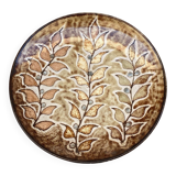 Wall plaque in ceramic by Robert Pérot, Atelier du Vieux Moulin, Vallauris.