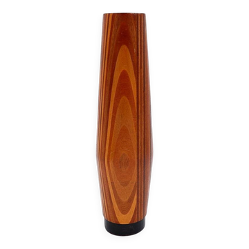 Vase en bois scandinave, 1960