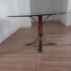 Table basse en verre des années 1970