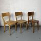 Set of 3 mismatched bistro chairs