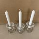 Set of 3 Littala candlesticks / Timo Sarpaneva / 1966