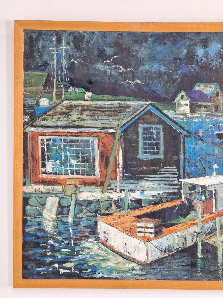 Harbor View, 1969, Acrylic on Canvas