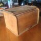 Oak roll-top desk organizer, circa 1930