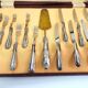 Vintage Solingen cutlery, 800 silver and stainless steel (1940s-1950s)