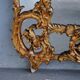 Mirror shield-close style Louis XV gold leaf gilding