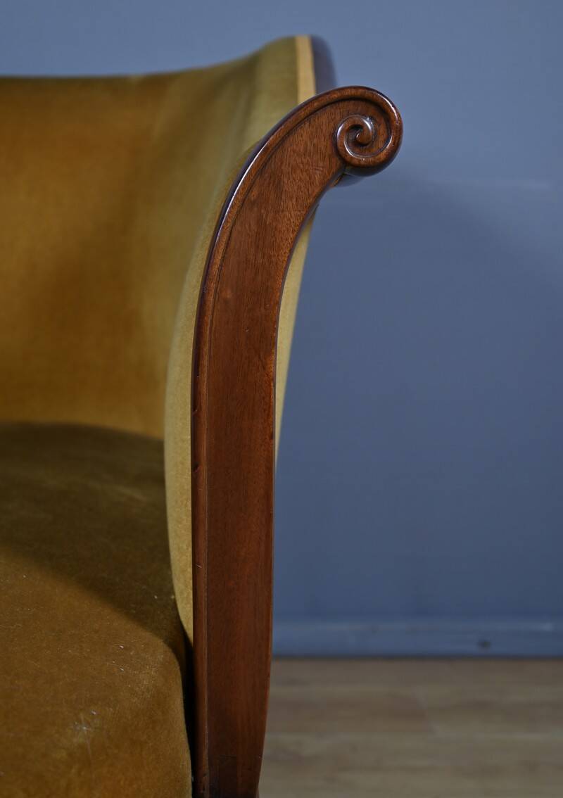 Mahogany Méridienne, Restoration period – Early 19th century