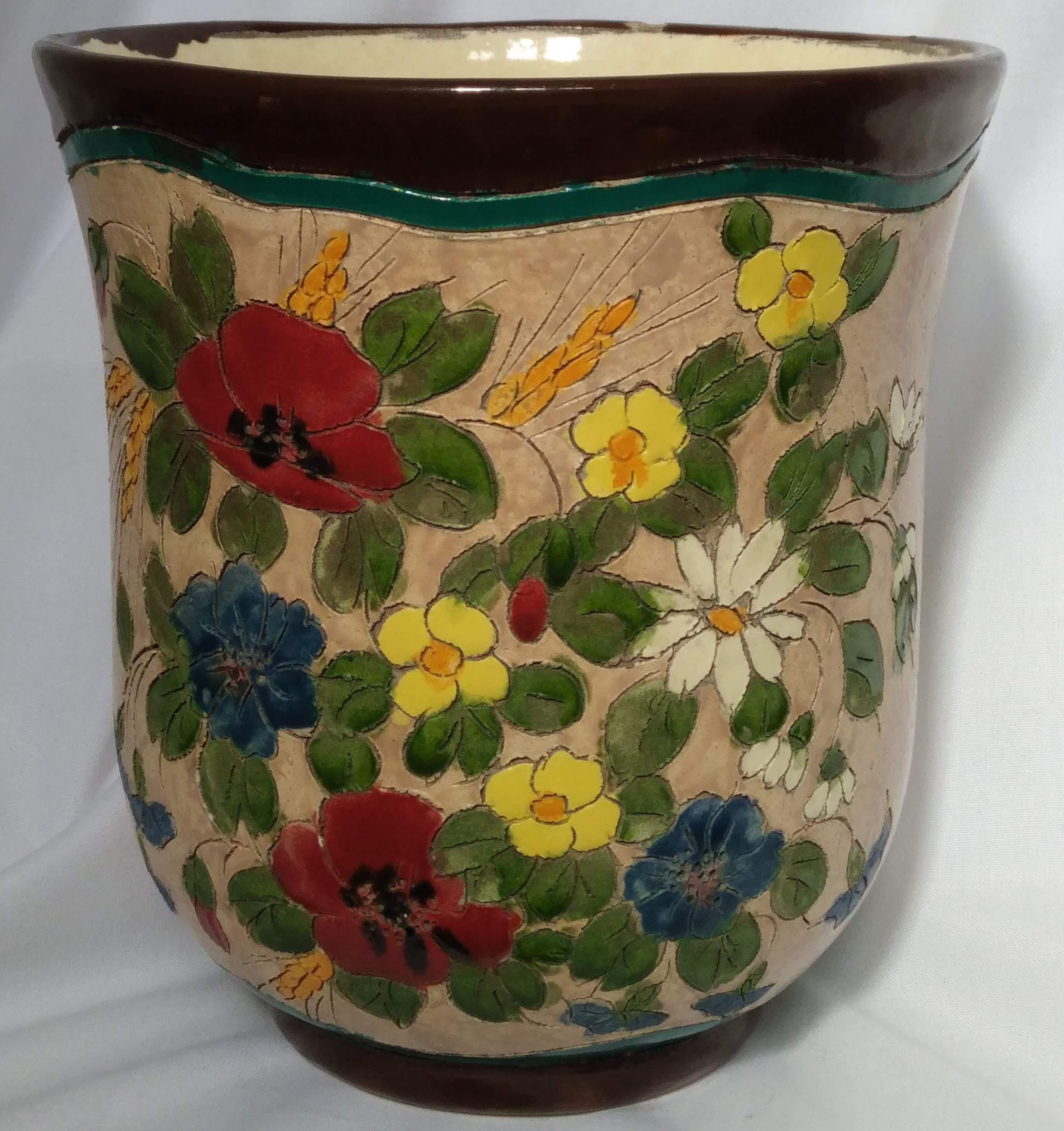 floral decoration potcover by Jérome Massier