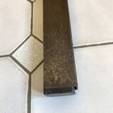 Roger Capron Herbier - Rectangular coffee table with patinated steel frame