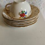 Villeroy and boch, flowers and gilt