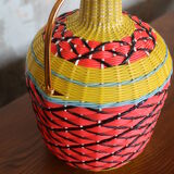 Demijohn 5 liters in scoubidou