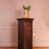 Teak column / stele