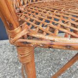 Rattan armchair