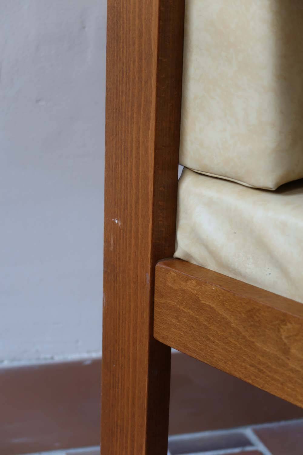 Pair of yellow armchairs