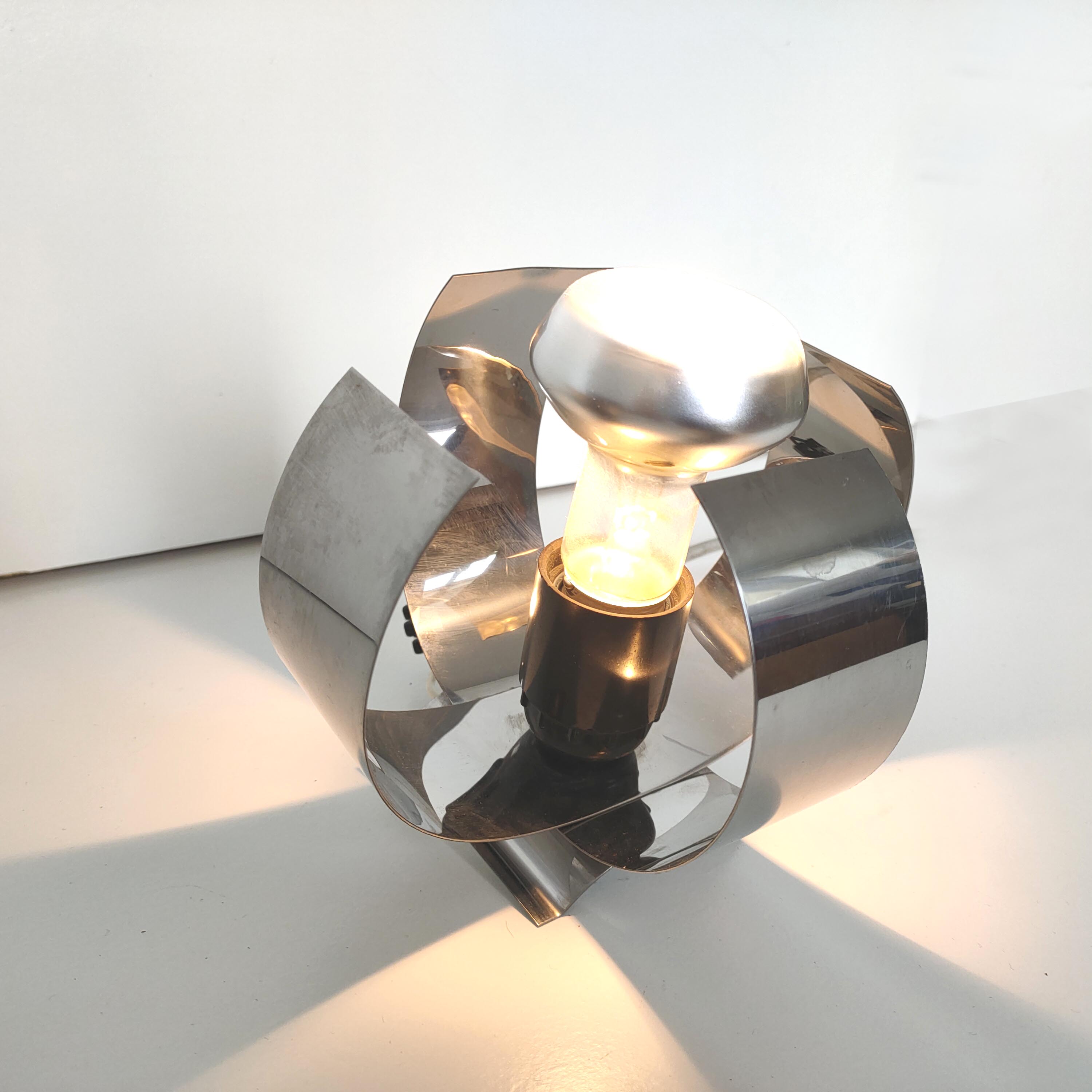 Pair Seventies wall lamp space age