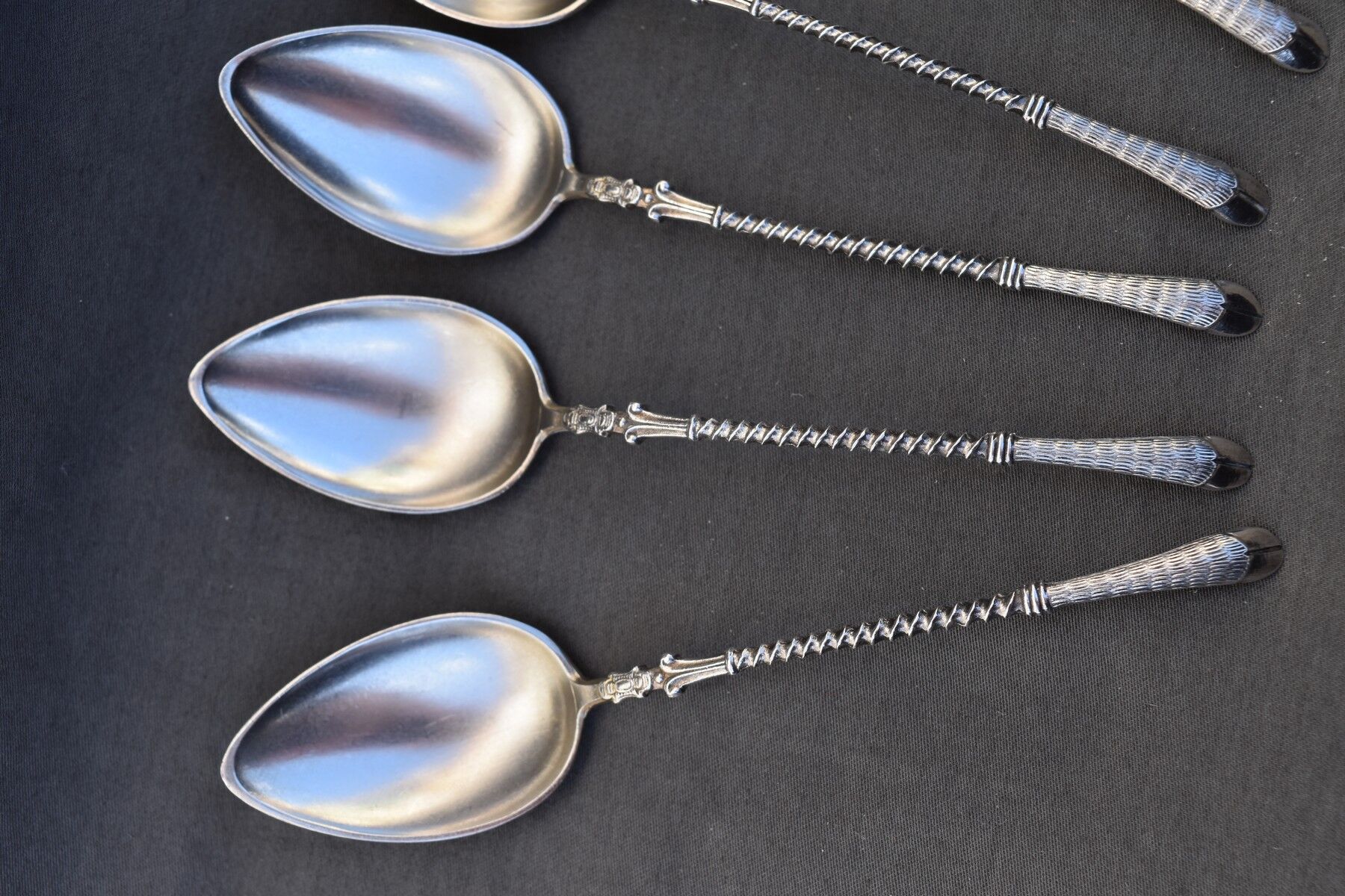 6 petites cuillères a café argent 800 w t b wilhelm binder germany