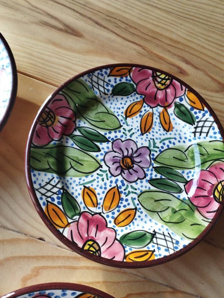 Dessert plates vallauris