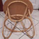 Vintage rattan coffee table