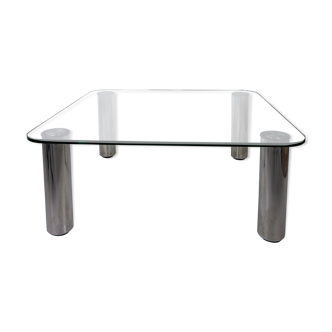 Marcuso Italian design bass table Marco Zanuso for Zanotta