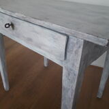 Old farm table in solid oak