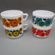 Set of 4 vintage mobile cups