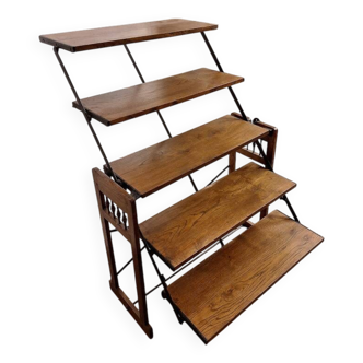Etagere ancienne inclinable transformable en table