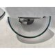 Pair of Art Deco wall lights with opaline glass, copper and brass.
