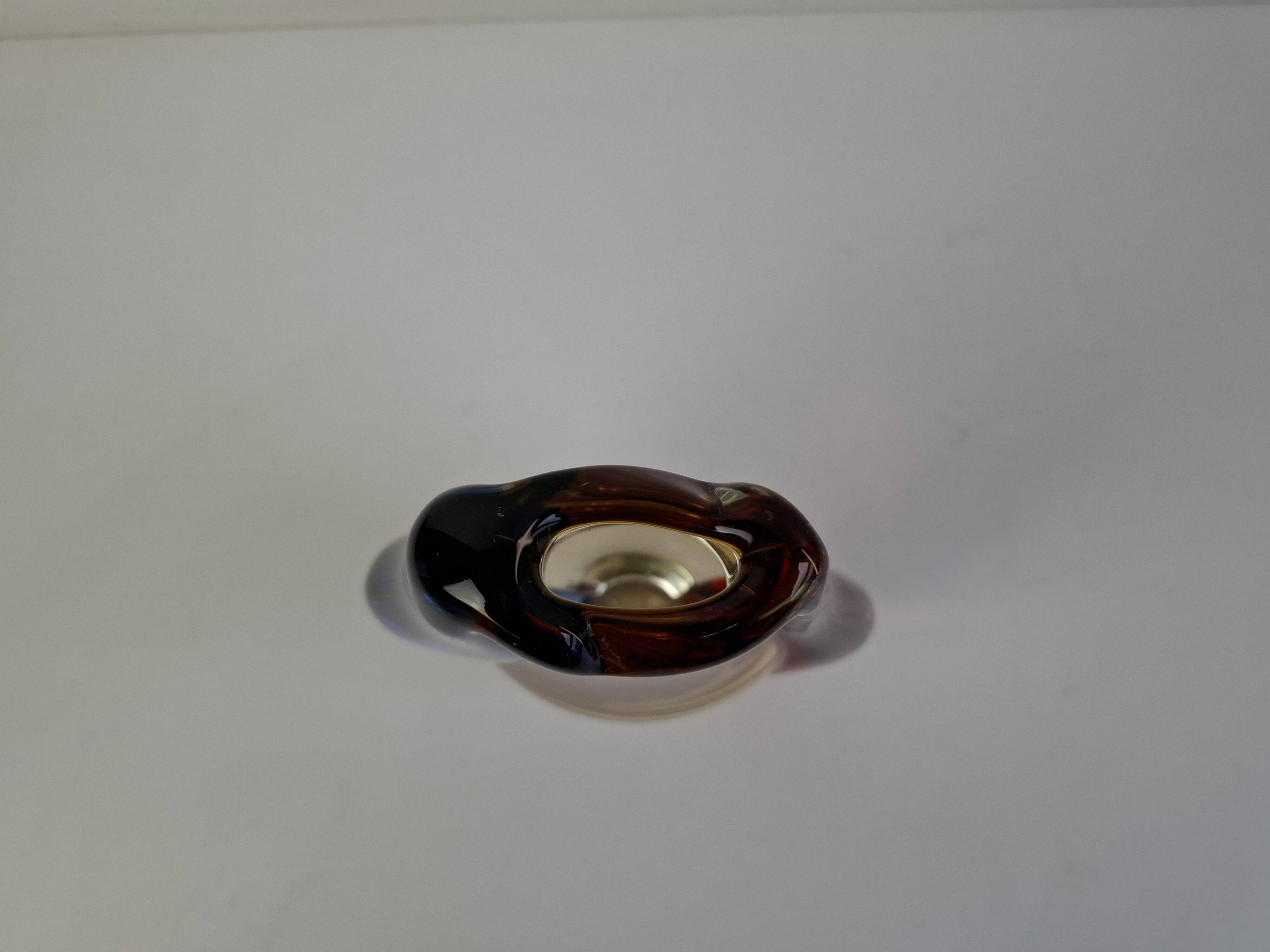 Czech art glass vase by Hana Machovska Mstisov, 1960s