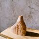 Solid wood ash soliflore hand-carved