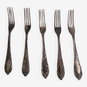 Marly style Ag 800 silver metal forks