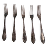 Fourchettes en métal argenté Ag 800 style Marly