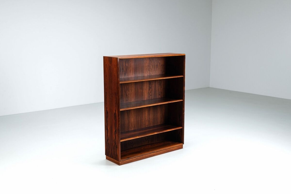 Ejvind Johansson bookcase in rosewood Ivan Gern Denmark 1960