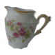 Pichet pot à lait verseur décor petites fleurs roses Limoges porcelaine