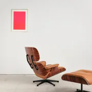 Lounge Chair and ottoman in rosewood by Charles & Ray Eames, Vitra