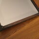 Art deco mirror brass patina 26x26cm