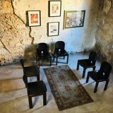 Set of 10 "121" chairs, Afra and Tobia Scarpa design for Cassina, 1965